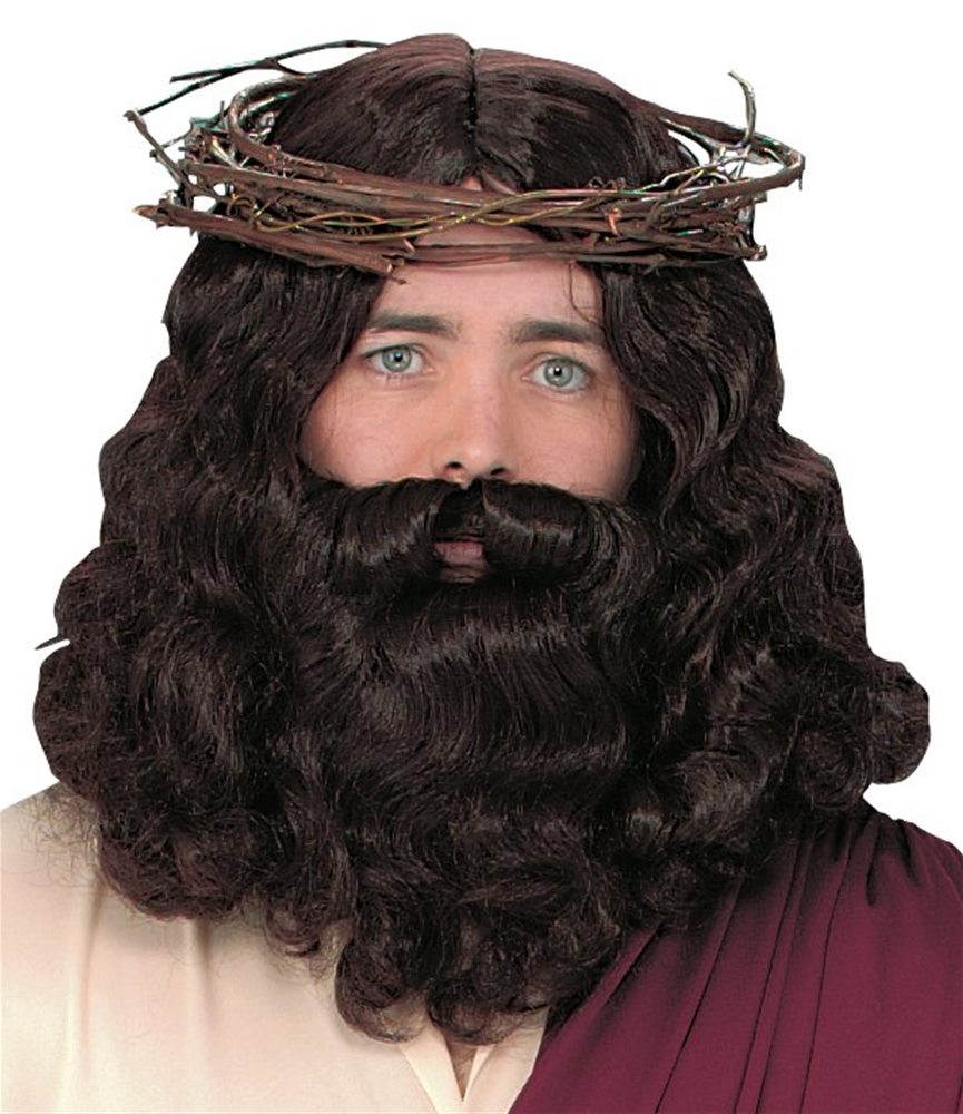 Picture of Jesus Adult Wig and Beard