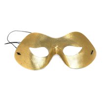 Picture of Party Wear Gold Half Mask