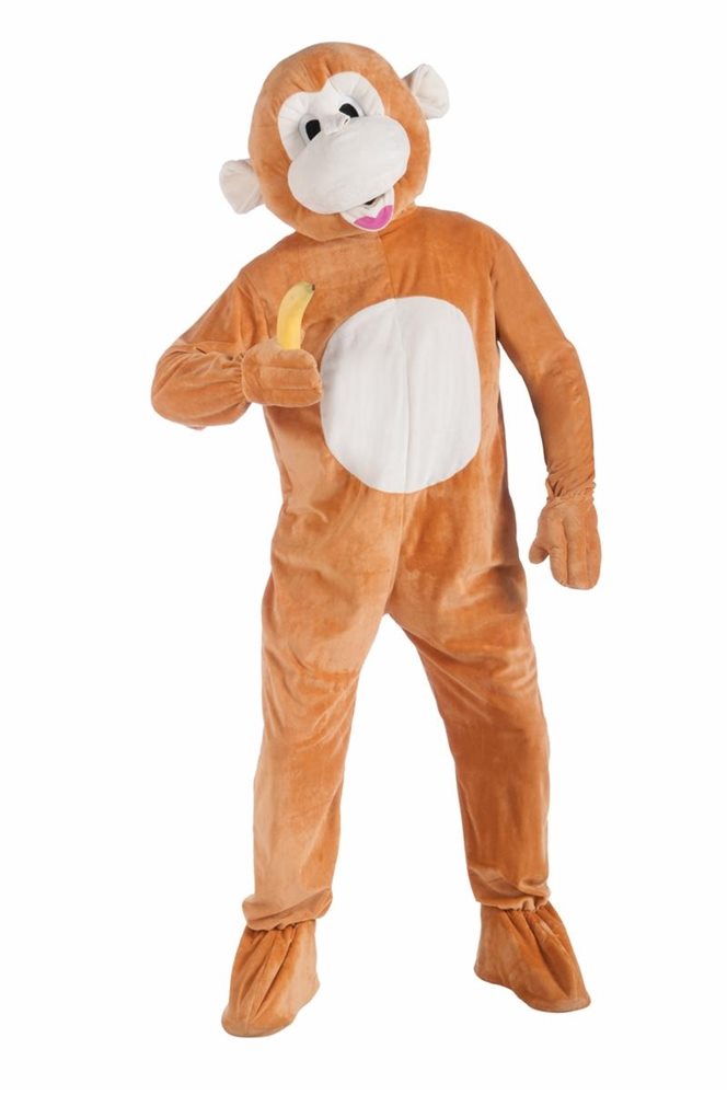 Picture of Monkey Jumpsuit Mascot Costume