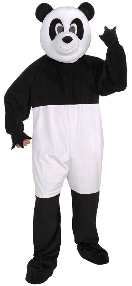 Picture of Panda Jumpsuit Mascot Costume