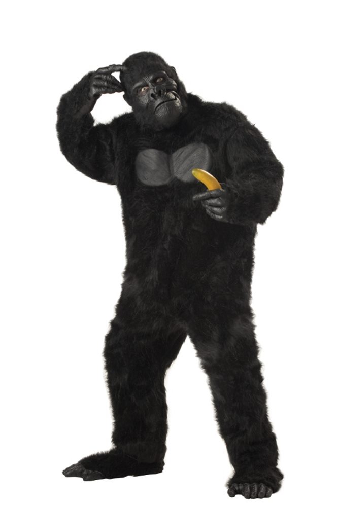 Picture of Gorilla Furry Adult Costume