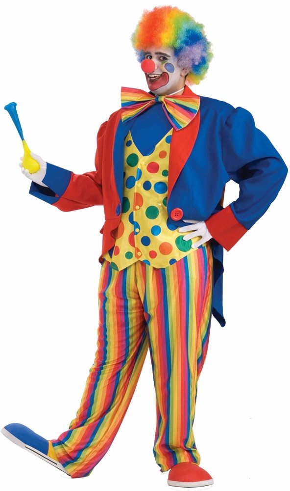 Picture of Clown Plus Size Adult Mens Costume
