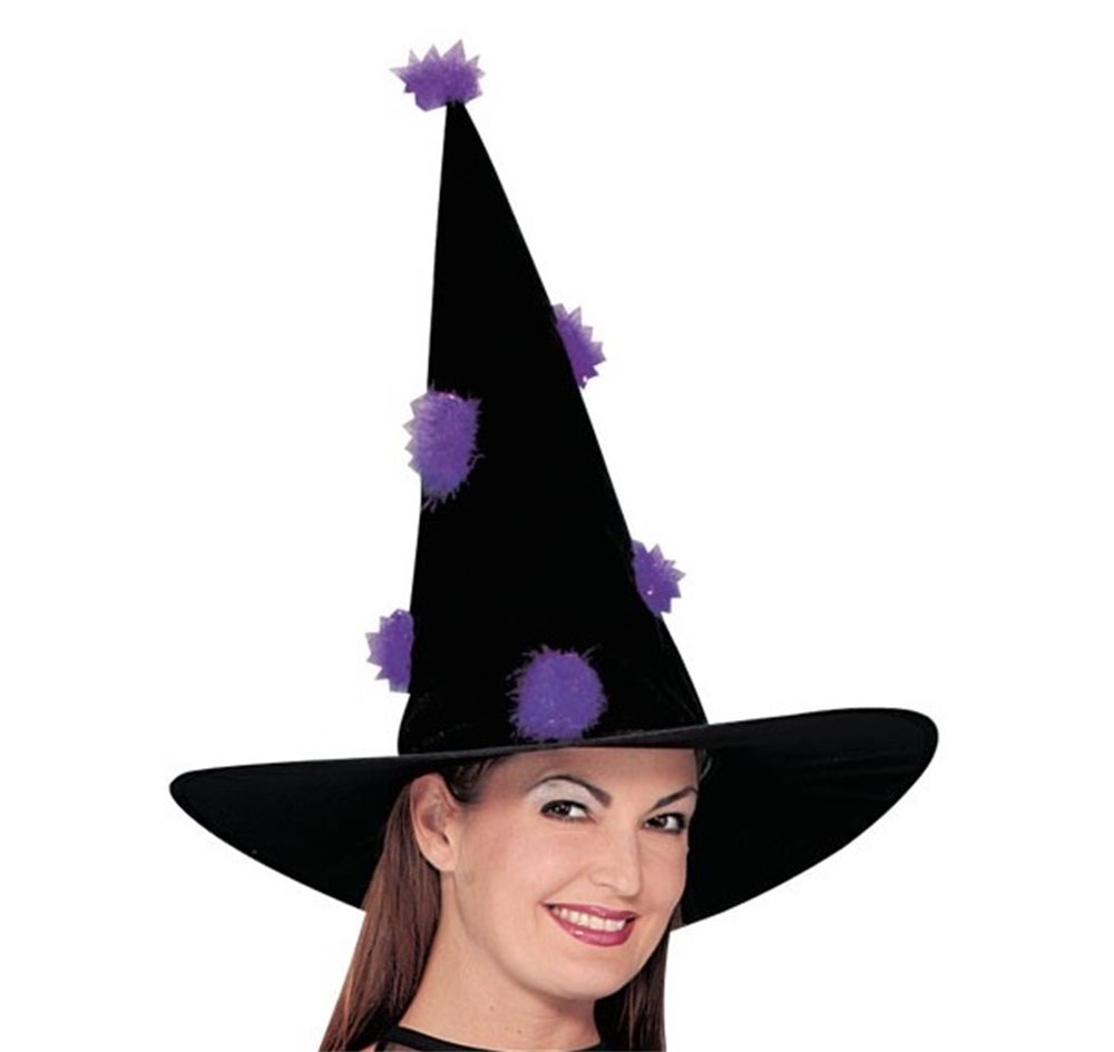 Picture of Black & Purple Witch Hat
