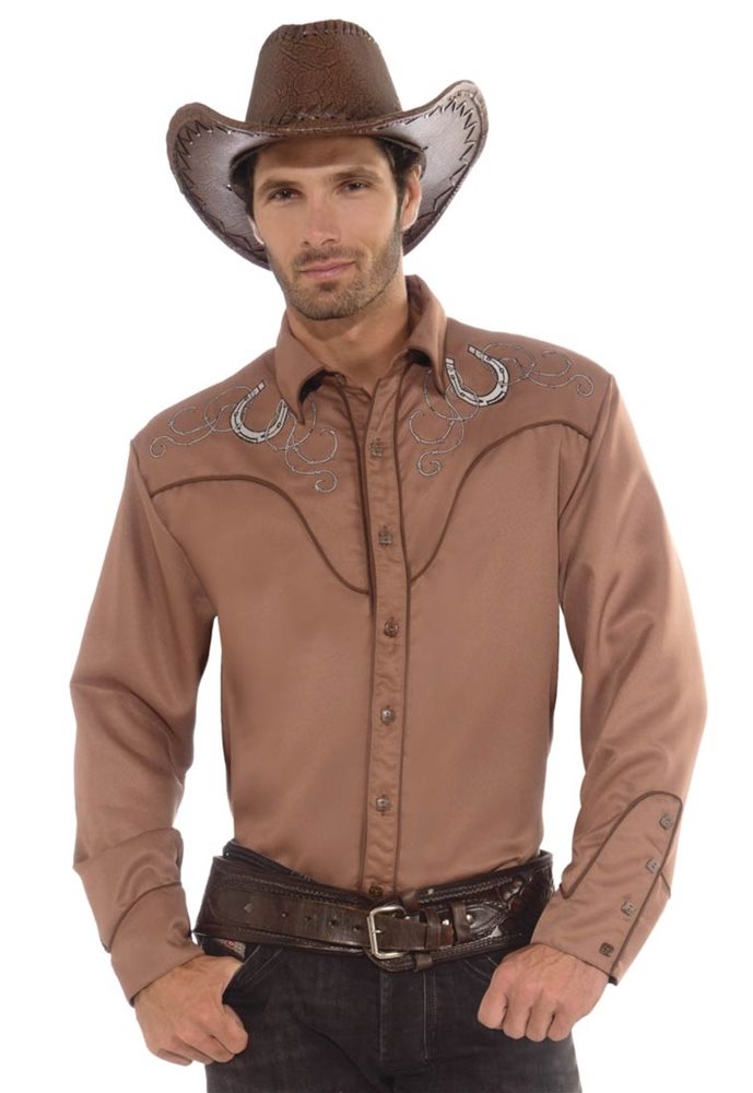 Picture of Western Deluxe Mens Cowboy Shirt