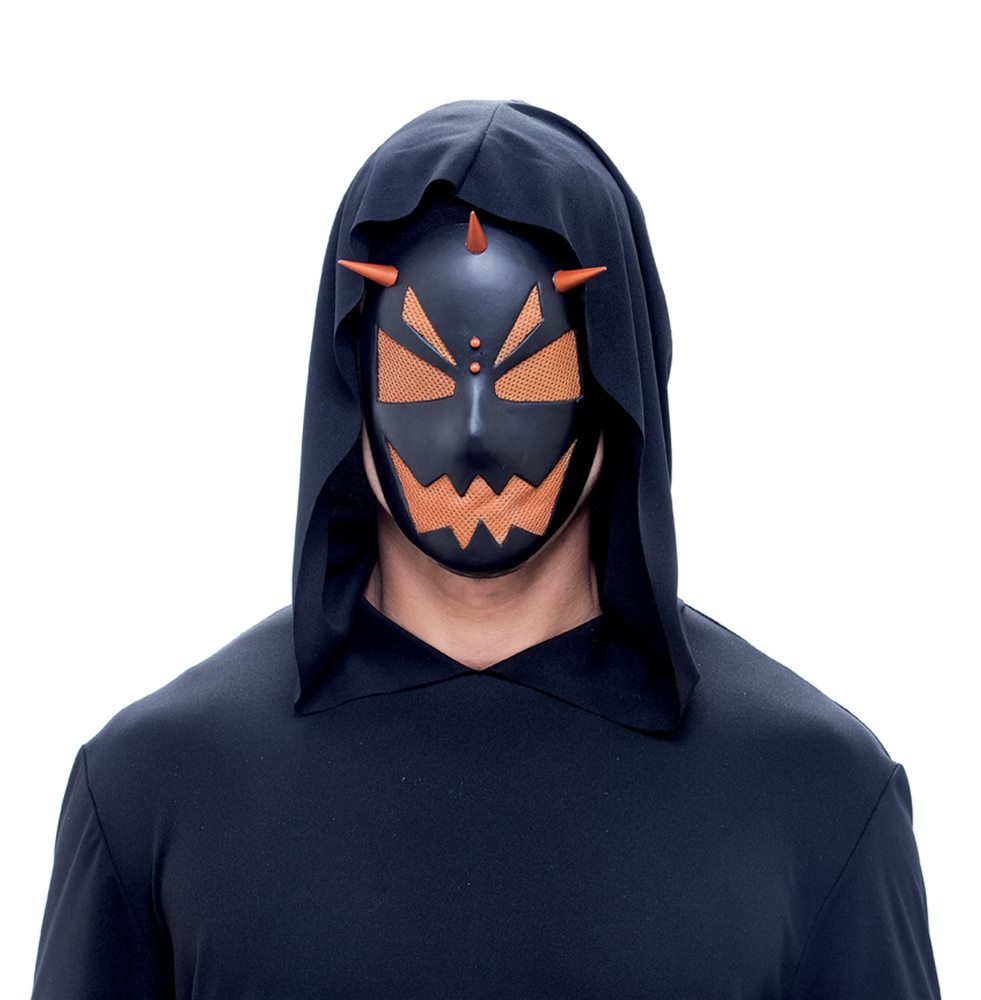 Picture of Spiked Hardcore Orange Adult Mask