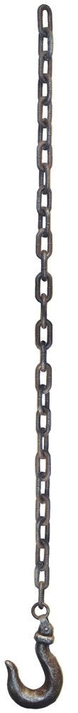Picture of Giant Rusty Chain With Hook Prop