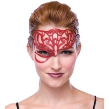 Picture of Red Masquerade Filligree Mask