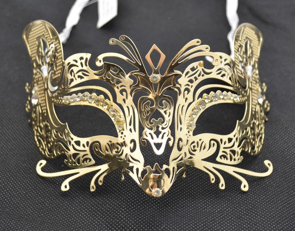 Picture of Metal Venetian With Faux Diamonds Mask