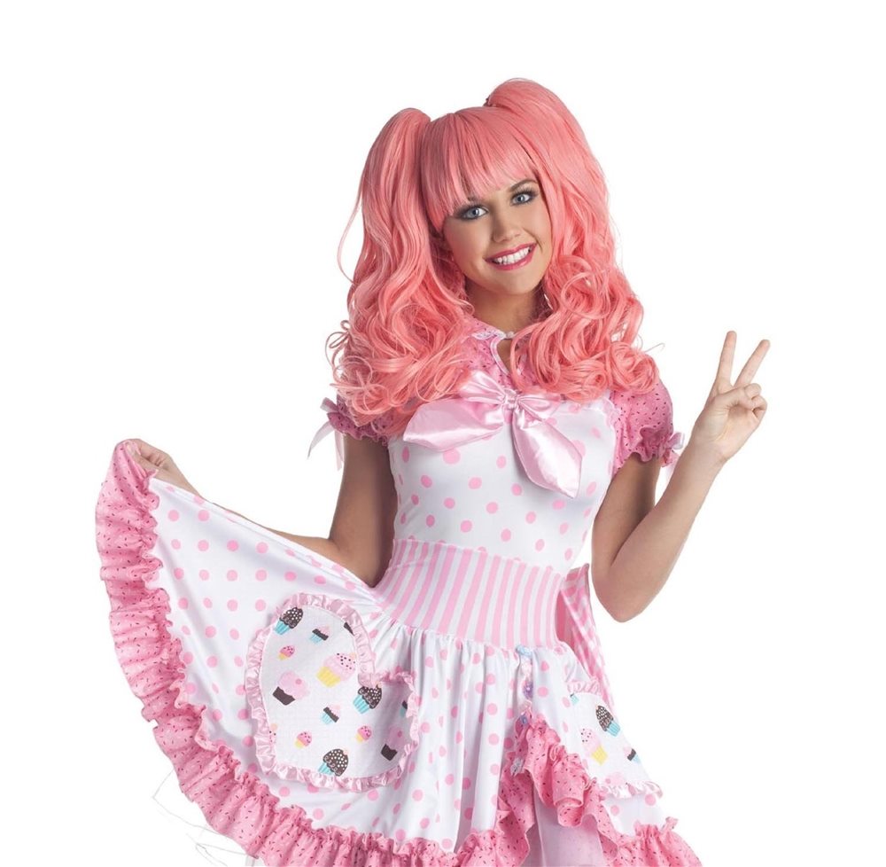 Picture of Pink Pigtails Cosplay Wig