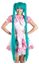 Picture of Long Pigtails Turquoise Cosplay Wig