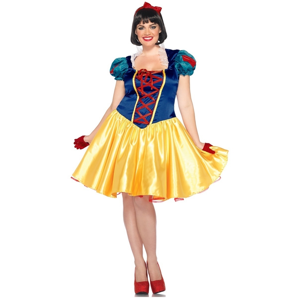 Halloweeen Club Costume Superstore. Classic Snow White Plus Size Adult Womens  Costume