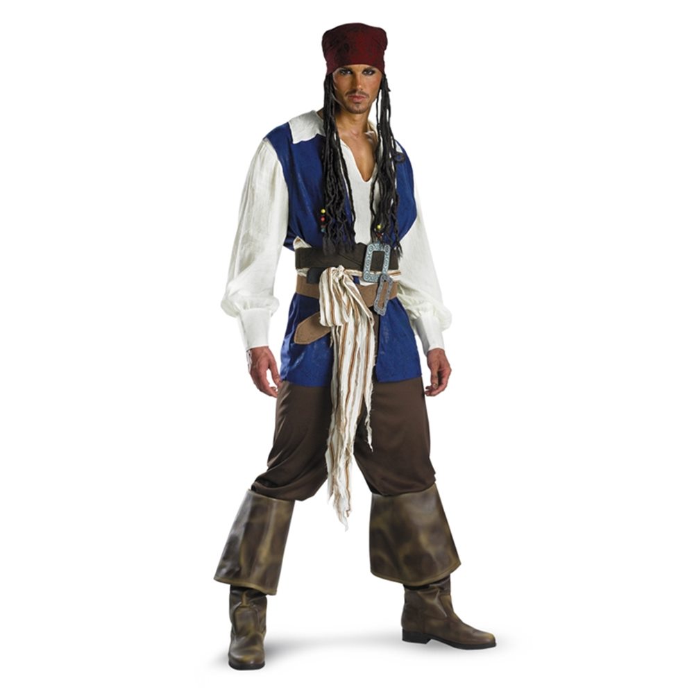Picture of Captain Jack Sparrow Classic Adult Mens Costume