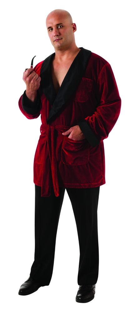 Picture of Playboy Hugh Hefner Smoking Jacket Adult Mens Plus Size Costume
