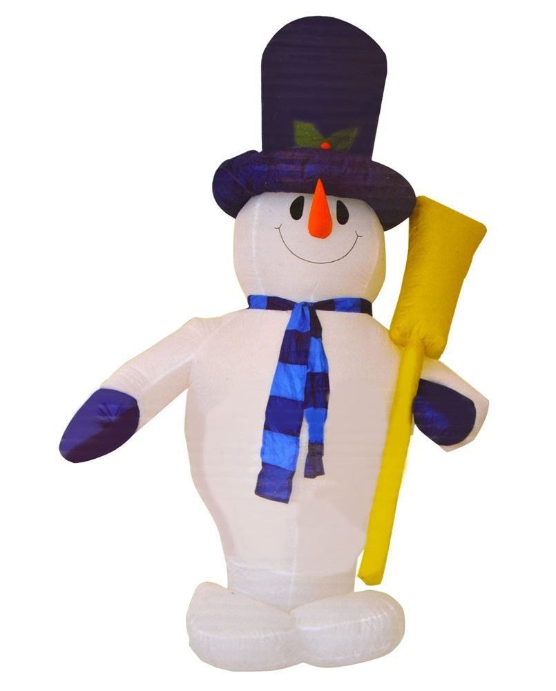 Picture of Self Inflating & Illuminated Snowman 8ft