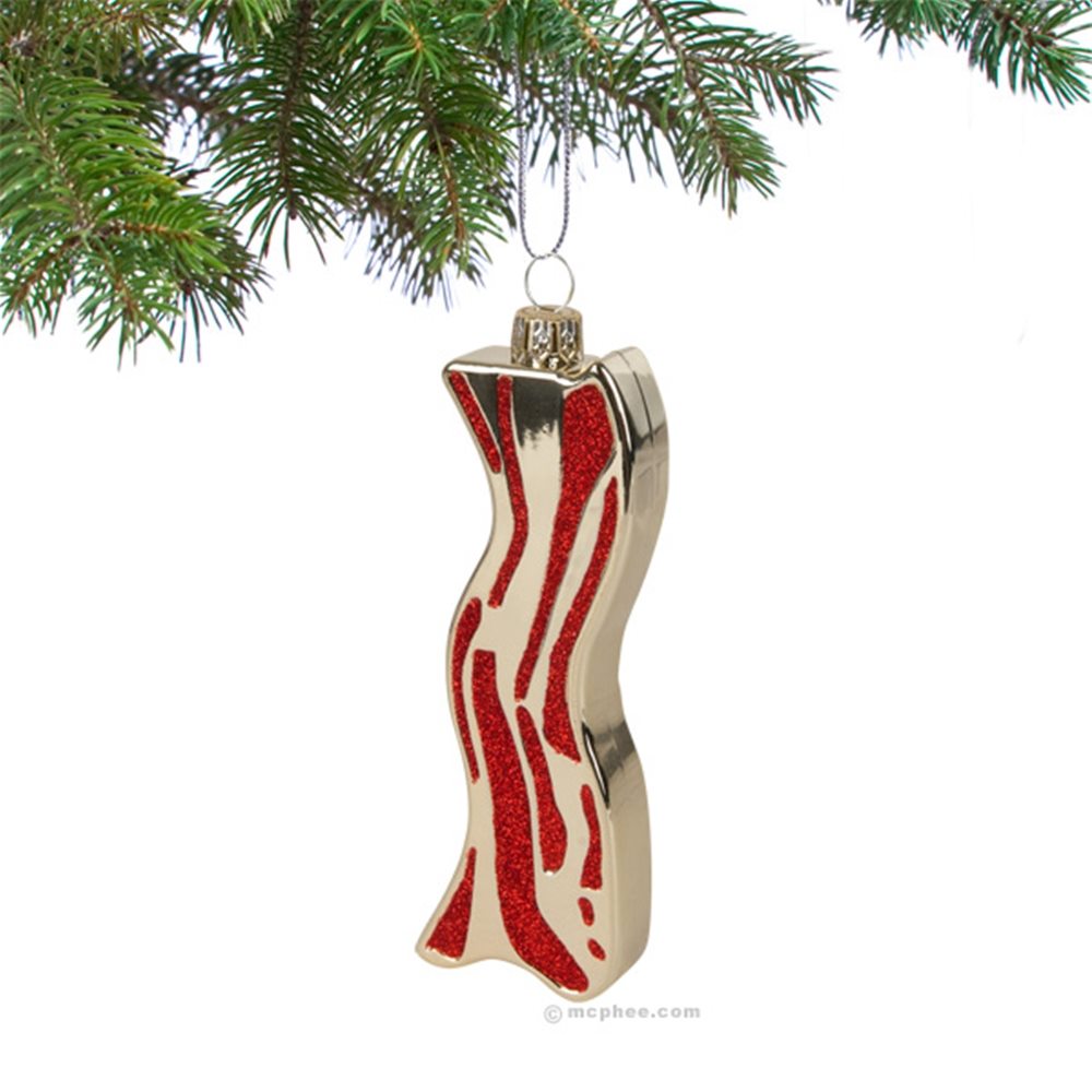Picture of Archie McPhee Bacon Christmas Ornament
