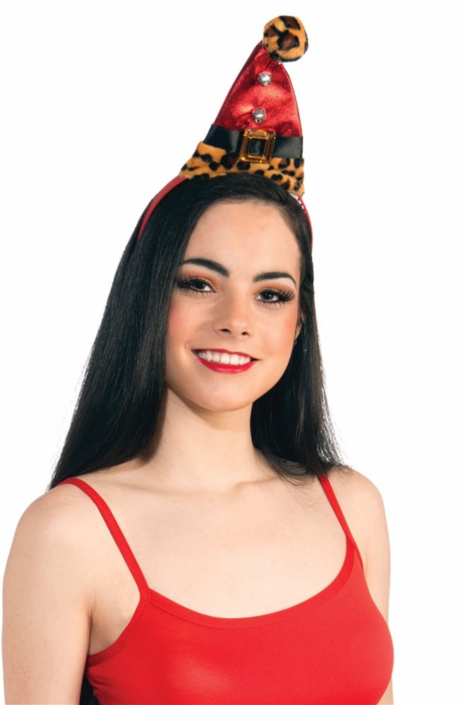 Picture of Leopard Santa Headband With Buckle