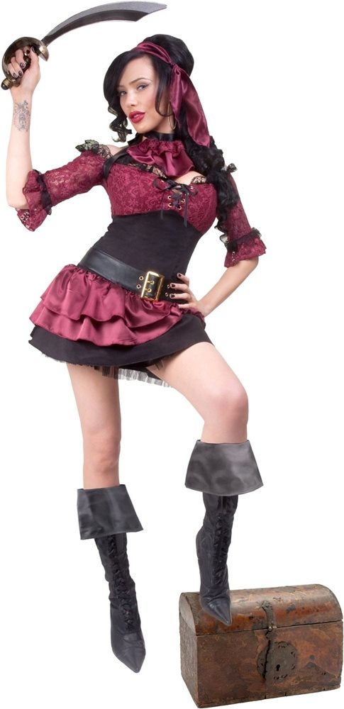 Picture of Captain Blackheart Adult Womens Costume