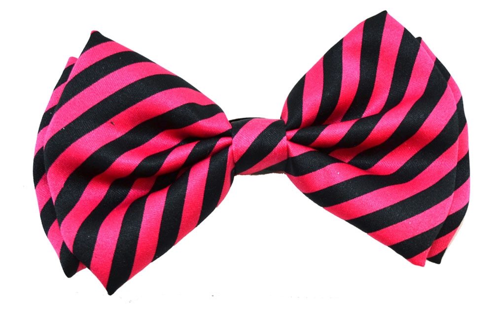 Picture of Hot Pink & Black Bow-Tie