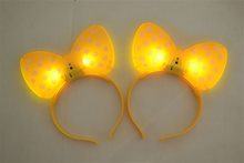 Picture of Bow-Tie Flashing Yellow Headband Pack