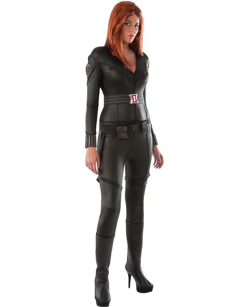 Picture of Black Widow Catsuit Adult Womens Costume