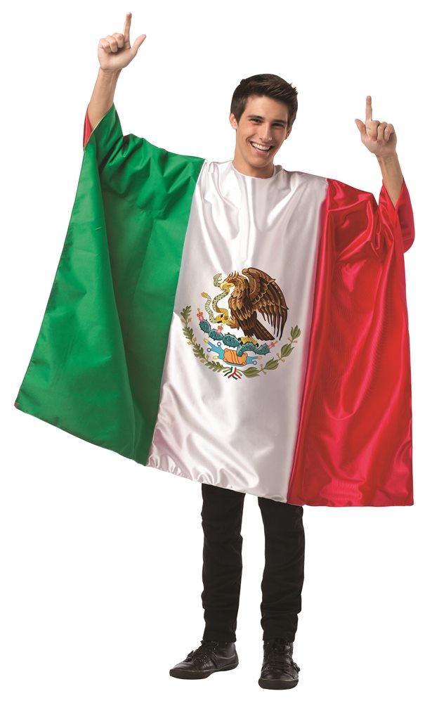 Picture of Mexico Flag Tunic Adult Unisex Costume