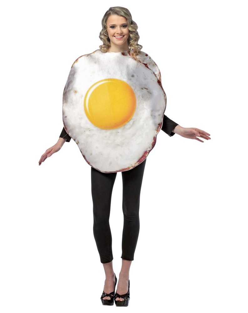 Picture of Realistic Fried Egg Adult Unisex Costume