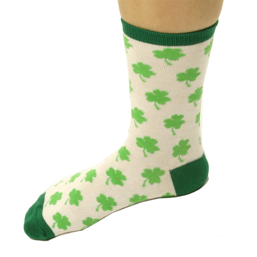 Picture of St. Patrick's Day Shamrock Socks