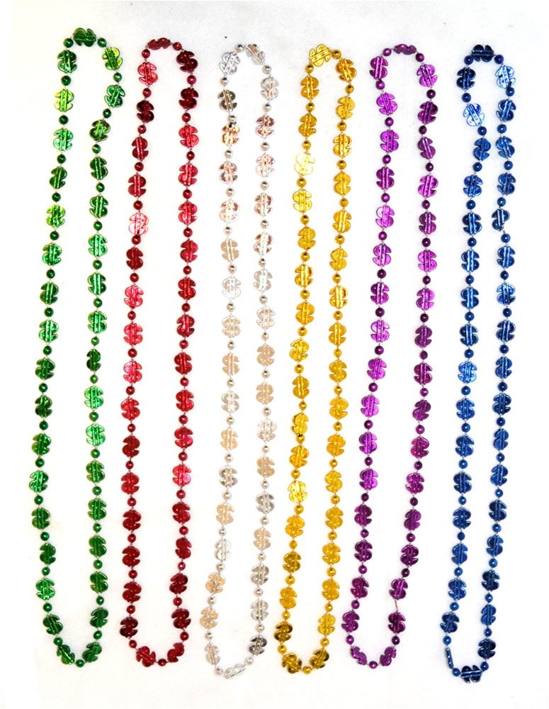 Picture of Multi-Colored Dollar Sign Beads