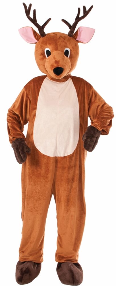 Picture of Reindeer Mascot Jumpsuit Adult Unisex Costume