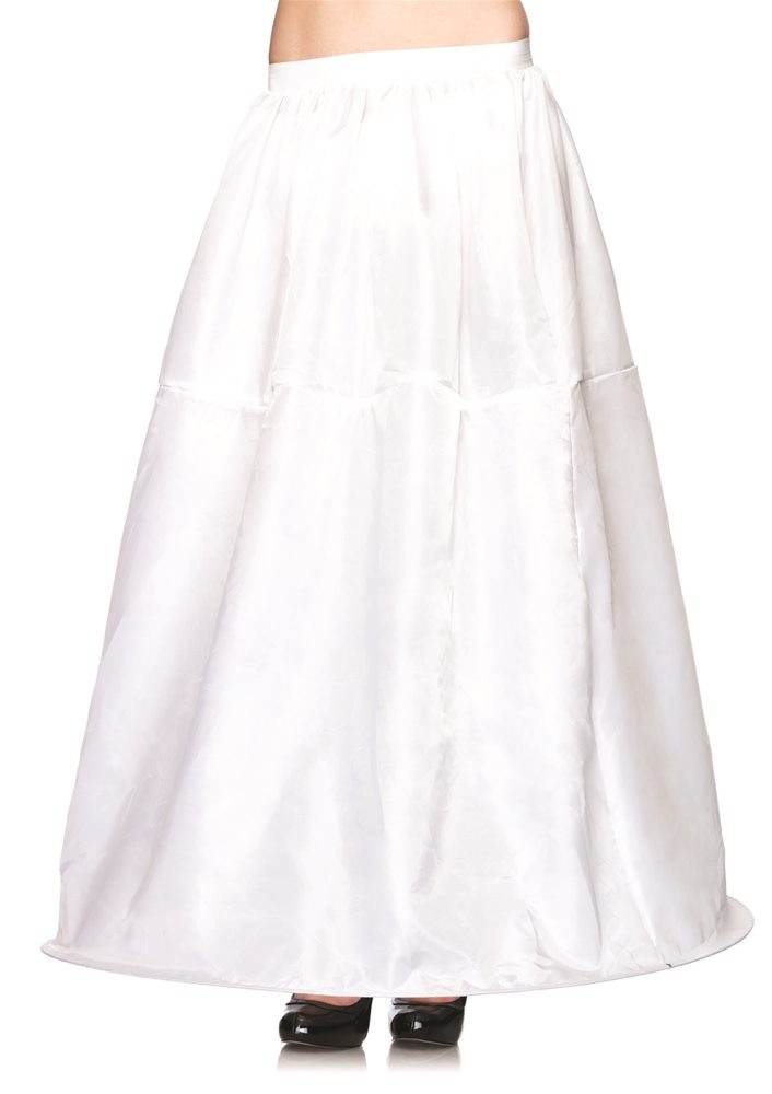 Picture of Long White Hoop Skirt