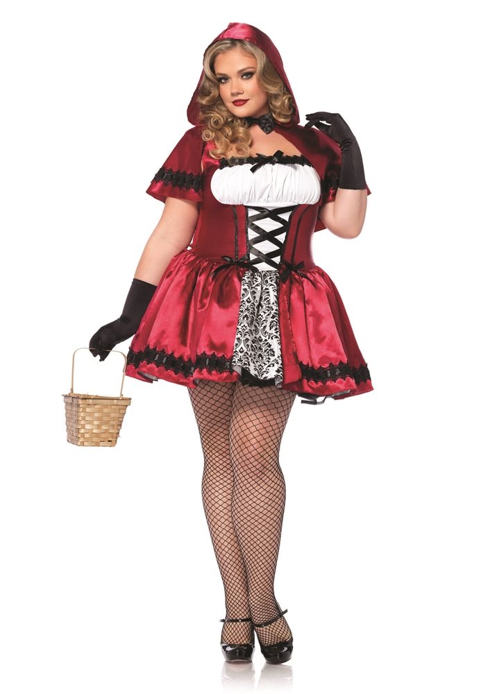 Picture of Gothic Red Riding Hood Adult Womens Plus Size Costume