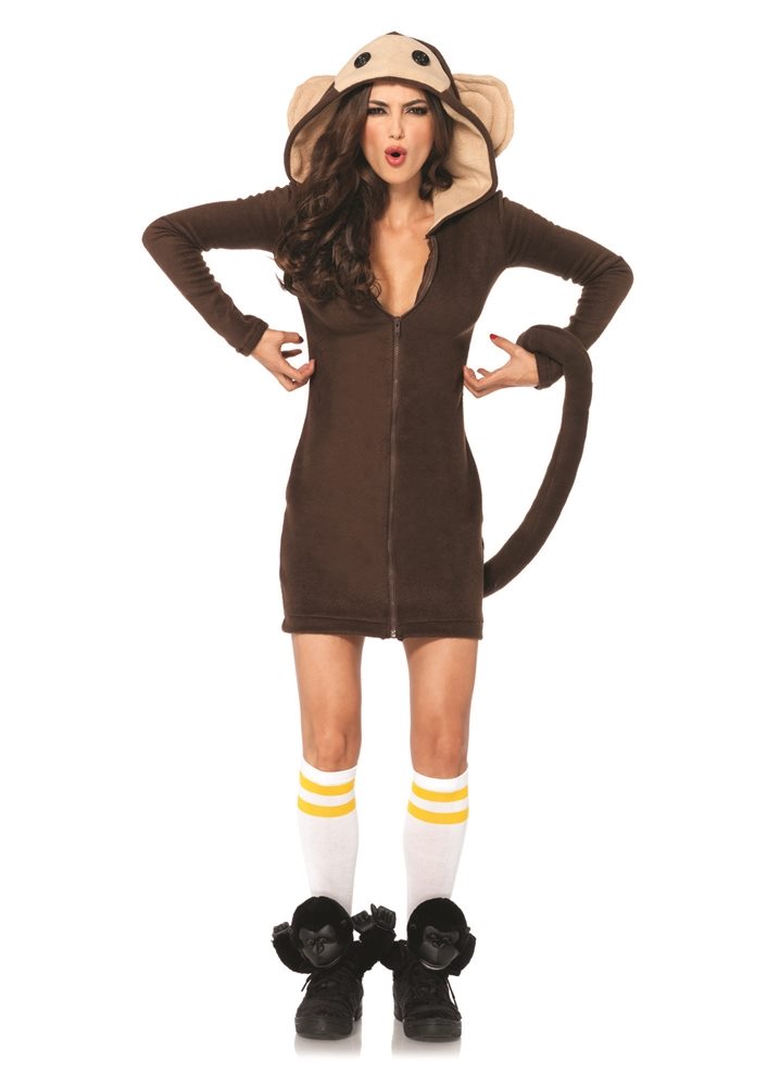 Picture of Cozy Monkey Dress Adult Womens Costume