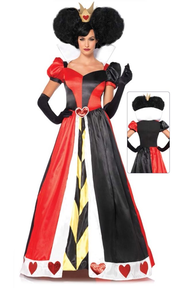 Picture of Queen of Hearts Deluxe Adult Womens Costume