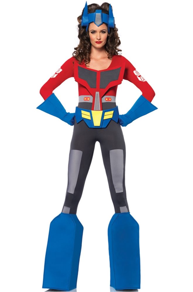 Picture of Transformers Optimus Prime Catsuit Adult Womens Costume