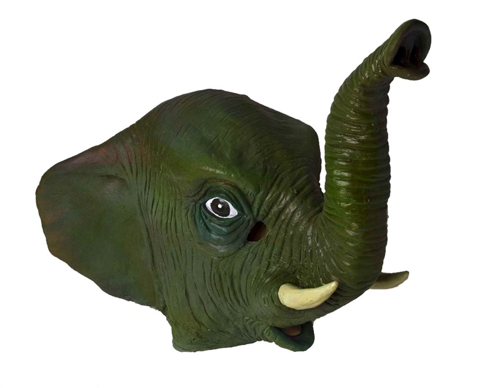 Picture of Elephant Deluxe Latex Mask