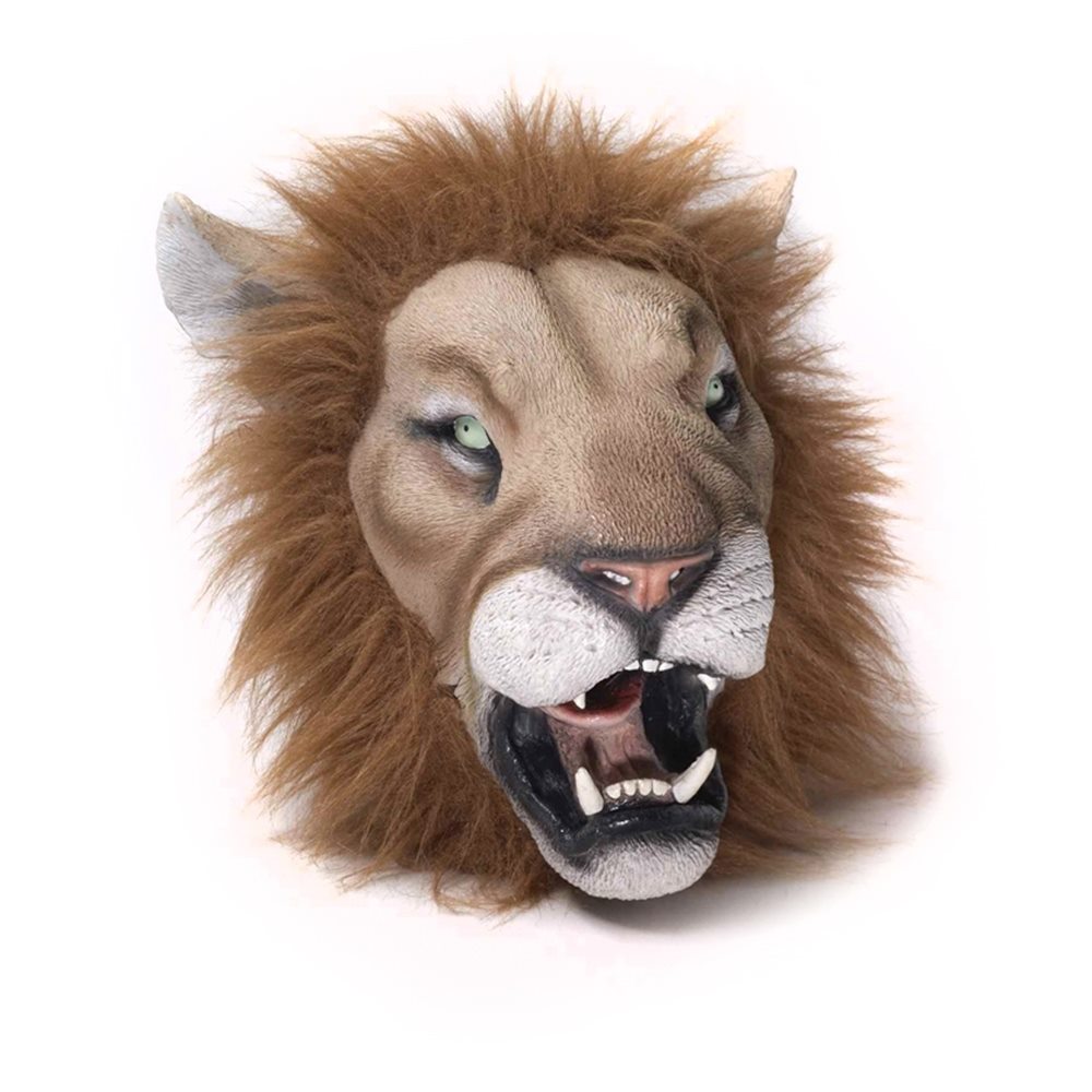 Picture of Lion Deluxe Latex Mask with Hair