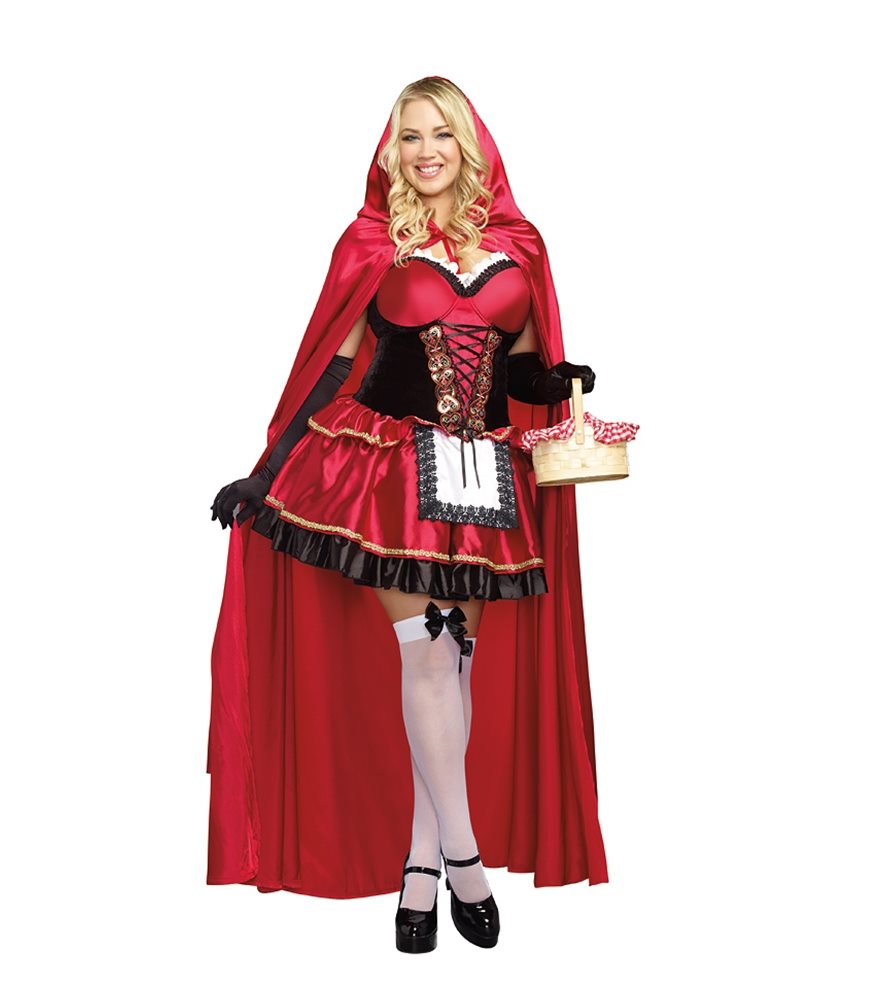 Picture of Little Red Adult Womens Plus Size Costume