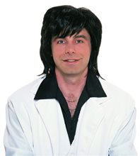 Picture of 1970s Black Shag Wig