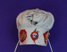 Picture of Cooks Hat with Bloody Body Parts