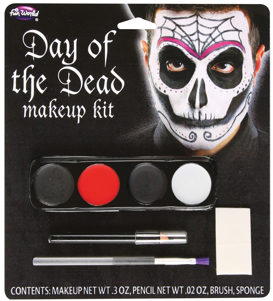 Picture of Day of the Dead Male Makeup Kit