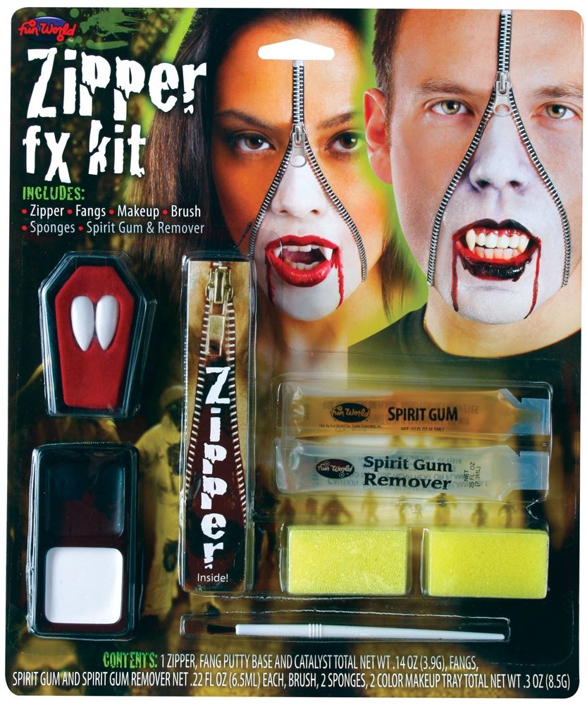 Picture of Deluxe FX Zipper Vampire Makeup Kit