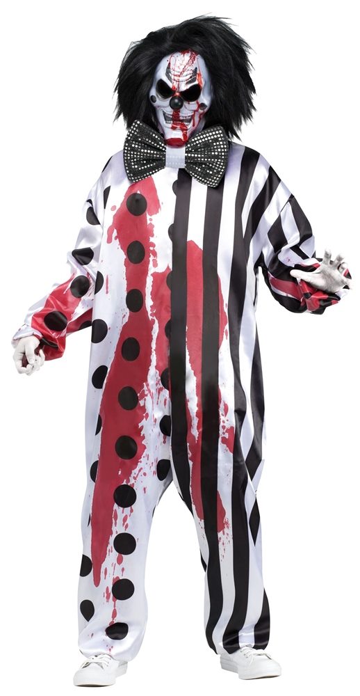 Picture of Bleeding Killer Clown Adult Mens Costume