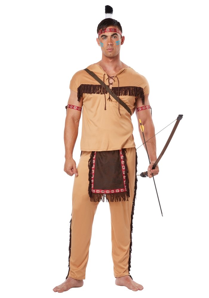 Picture of Native American Warrior Adult Mens Costume