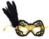 Picture of Apollonia Side Feather Velvet Mask