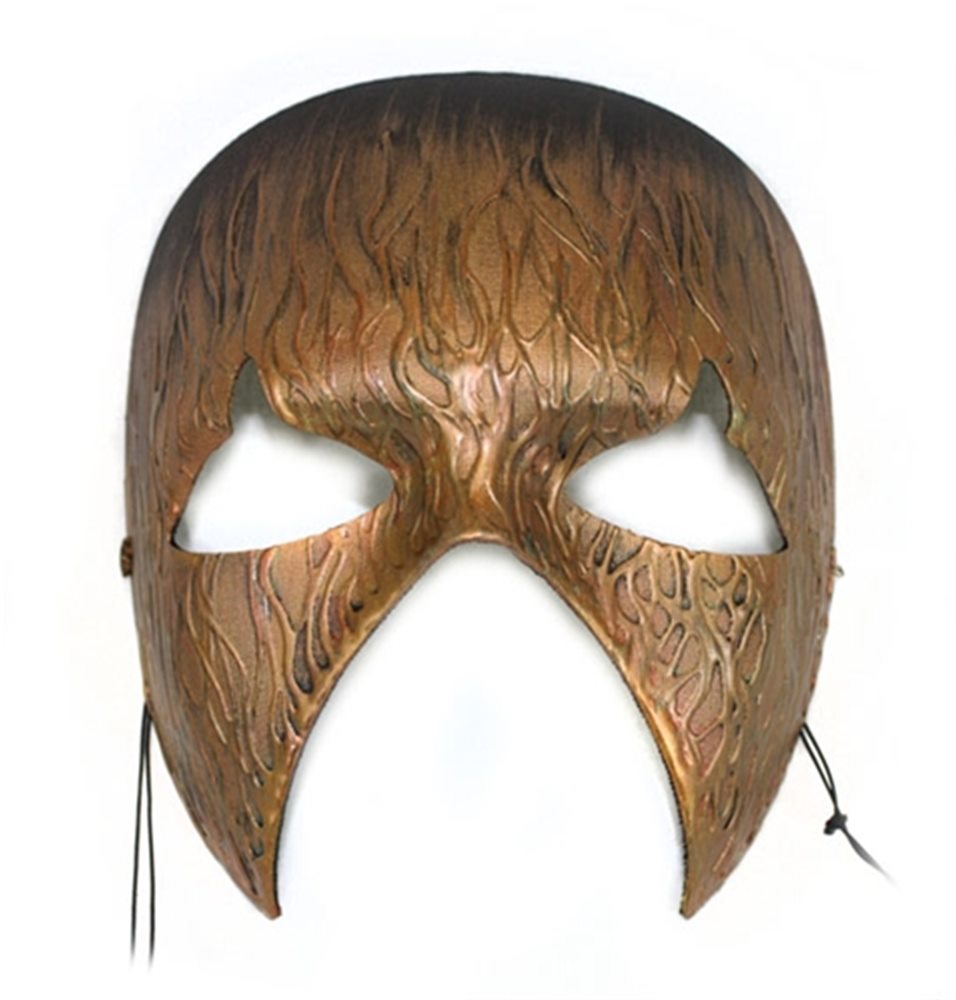 Picture of Gold Inferno Fiery Textured Mask