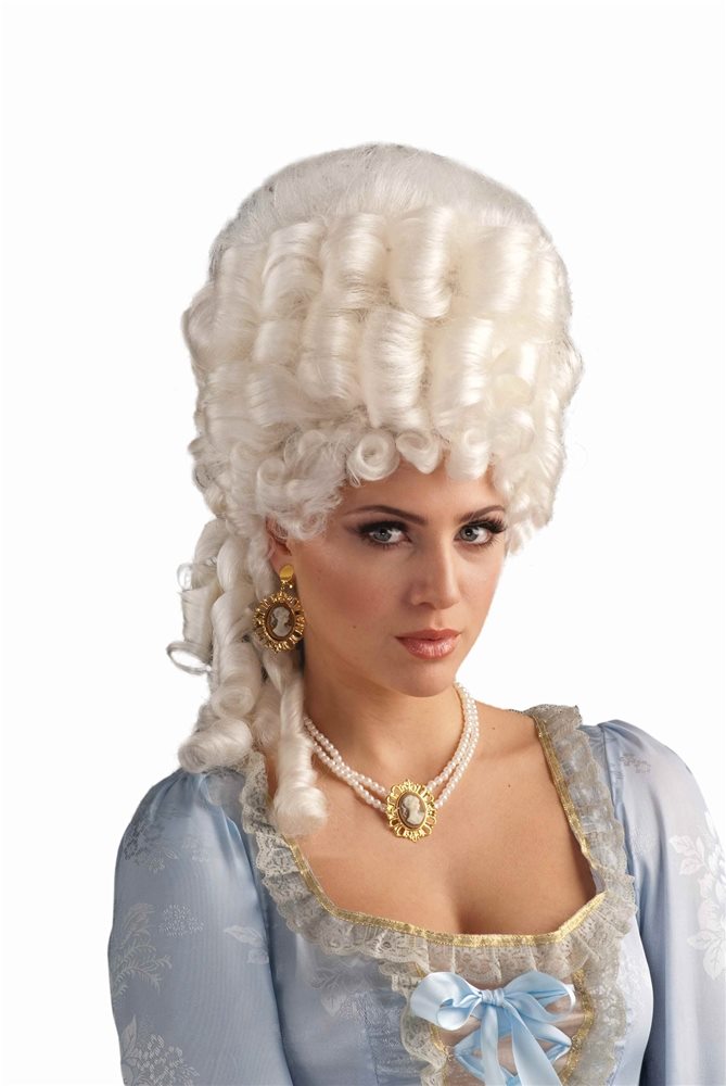 Picture of Platinum Blonde Marie Antoinette Wig