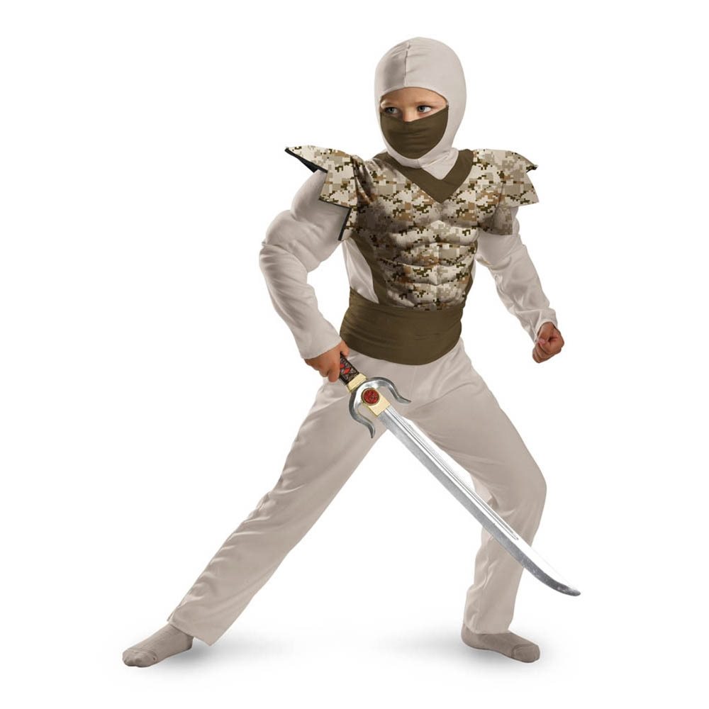 Picture of Desert Camo Classic Muscle Ninja Child Costume