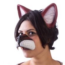 Picture of Anime Latex Fox Nose & Ears Set