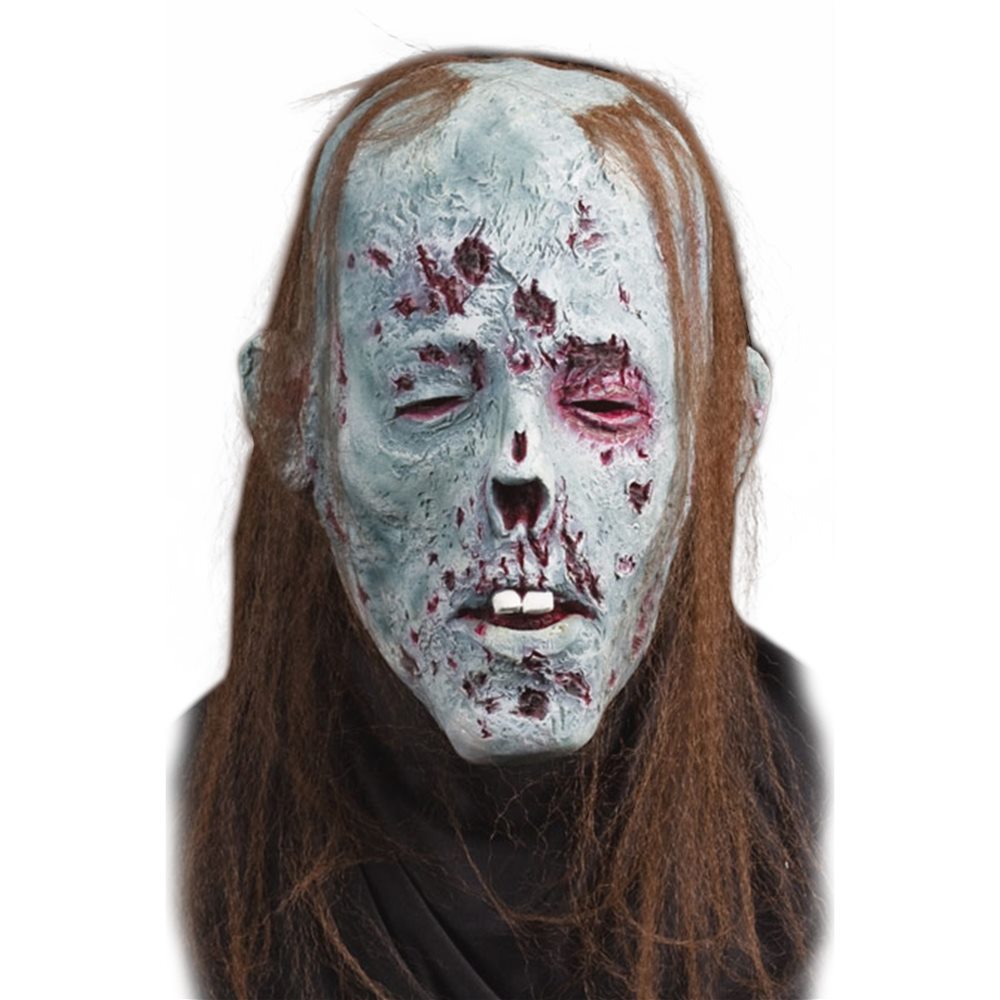 Picture of Decaying Zombie Mask with Hair