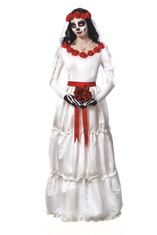 Picture of Day of the Dead Bride Adult Womens Costume